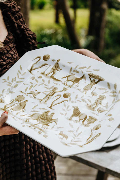 Polly Platter - Linen