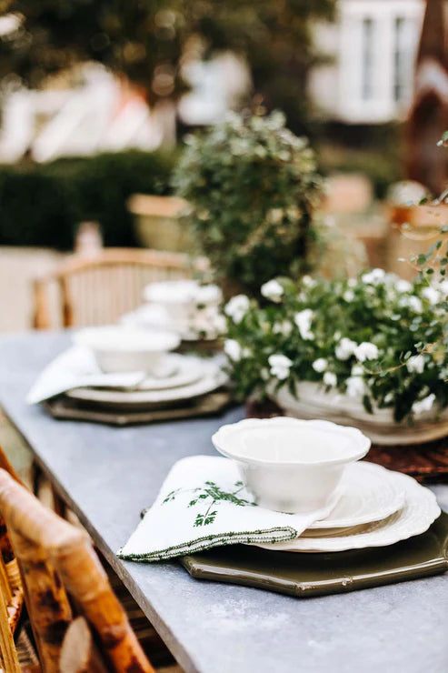 Basket Jubilee Cereal Bowl - White