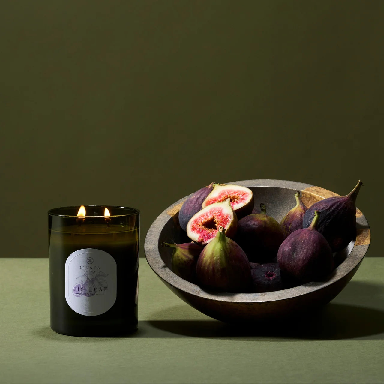 Fig Leaf Candle - Bergamot | Fig Leaf | Oakmoss