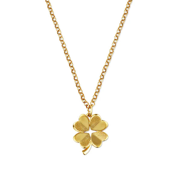Small Luck & Love Clover Necklace 18" - HART ?
