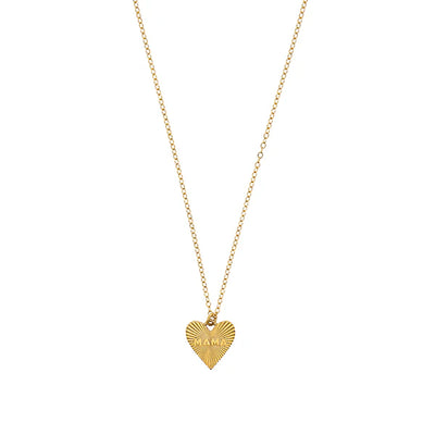 Dainty Heart MAMA Necklace - HART