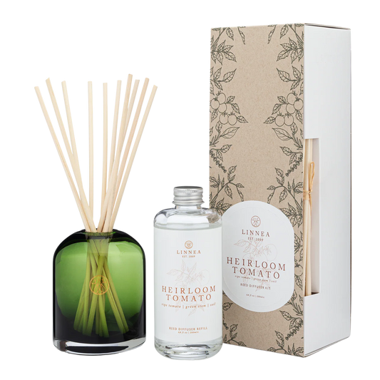 Heirloom Tomato Diffuser - Ripe Tomato | Green Stems | Soil