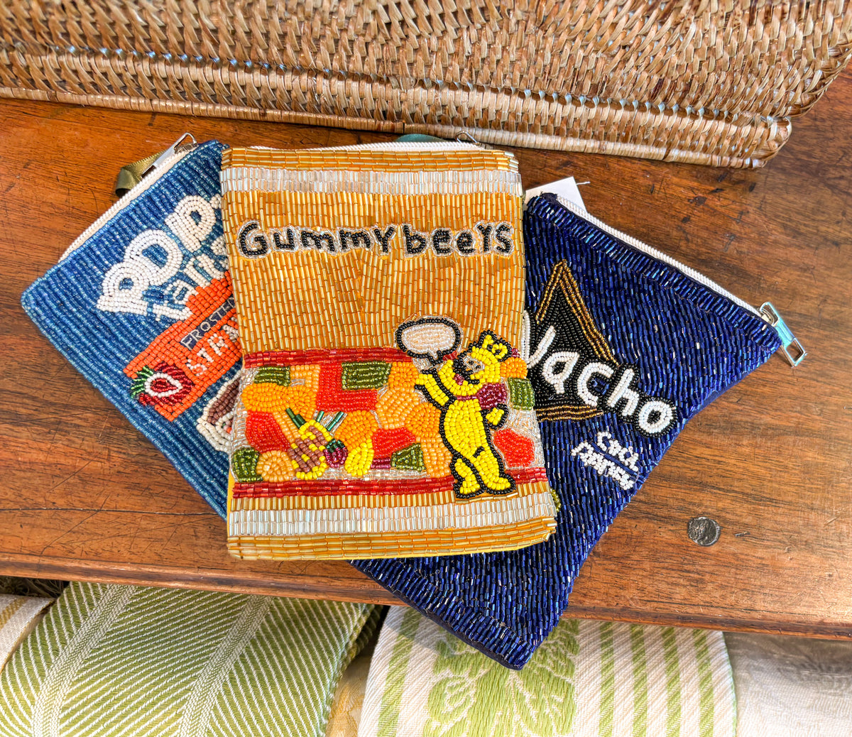 Gummy Bears Beaded Coin Wallet