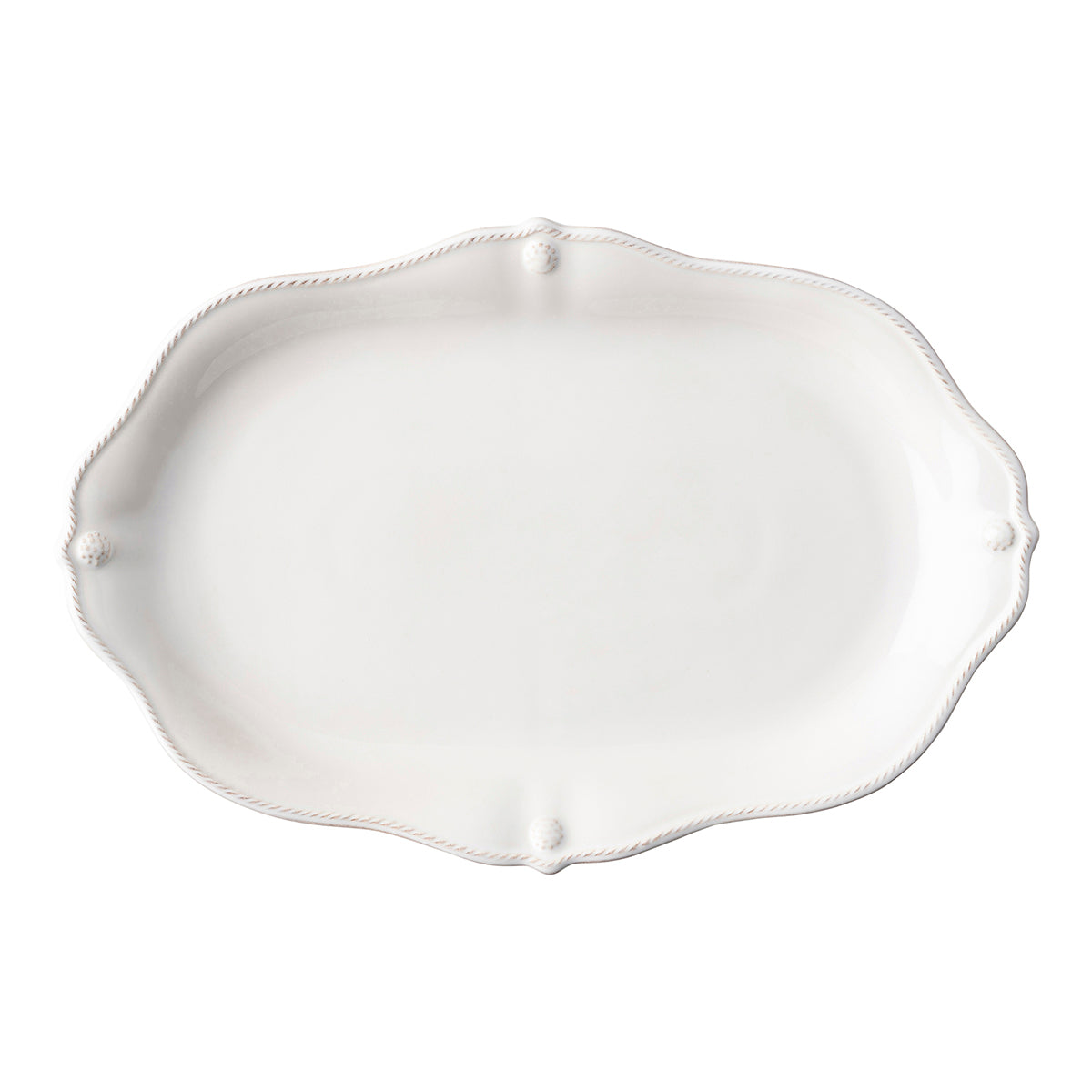 Berry & Thread 16" Platter - Whitewash
