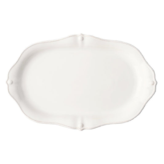 Berry & Thread 20" Platter - Whitewash