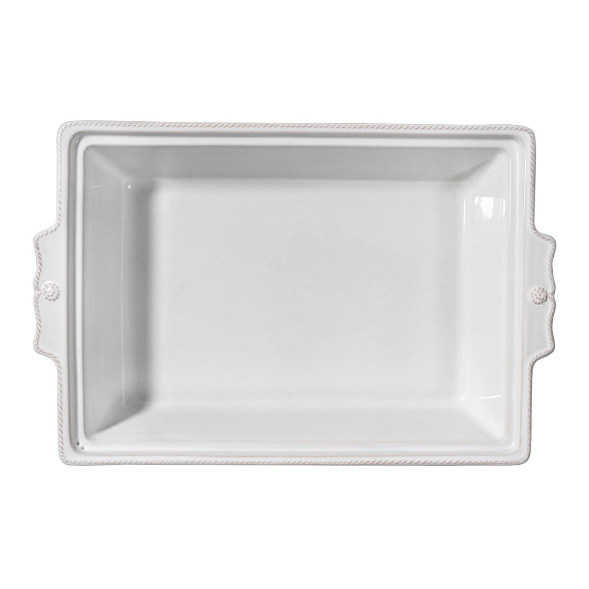 Berry & Thread 13" Rectangular Baker with Lid - Whitewash
