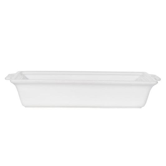 Berry & Thread 13" Rectangular Baker with Lid - Whitewash