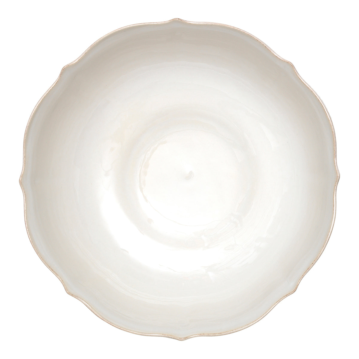 Berry & Thread 11" Footed Fruit Bowl - Whitewash