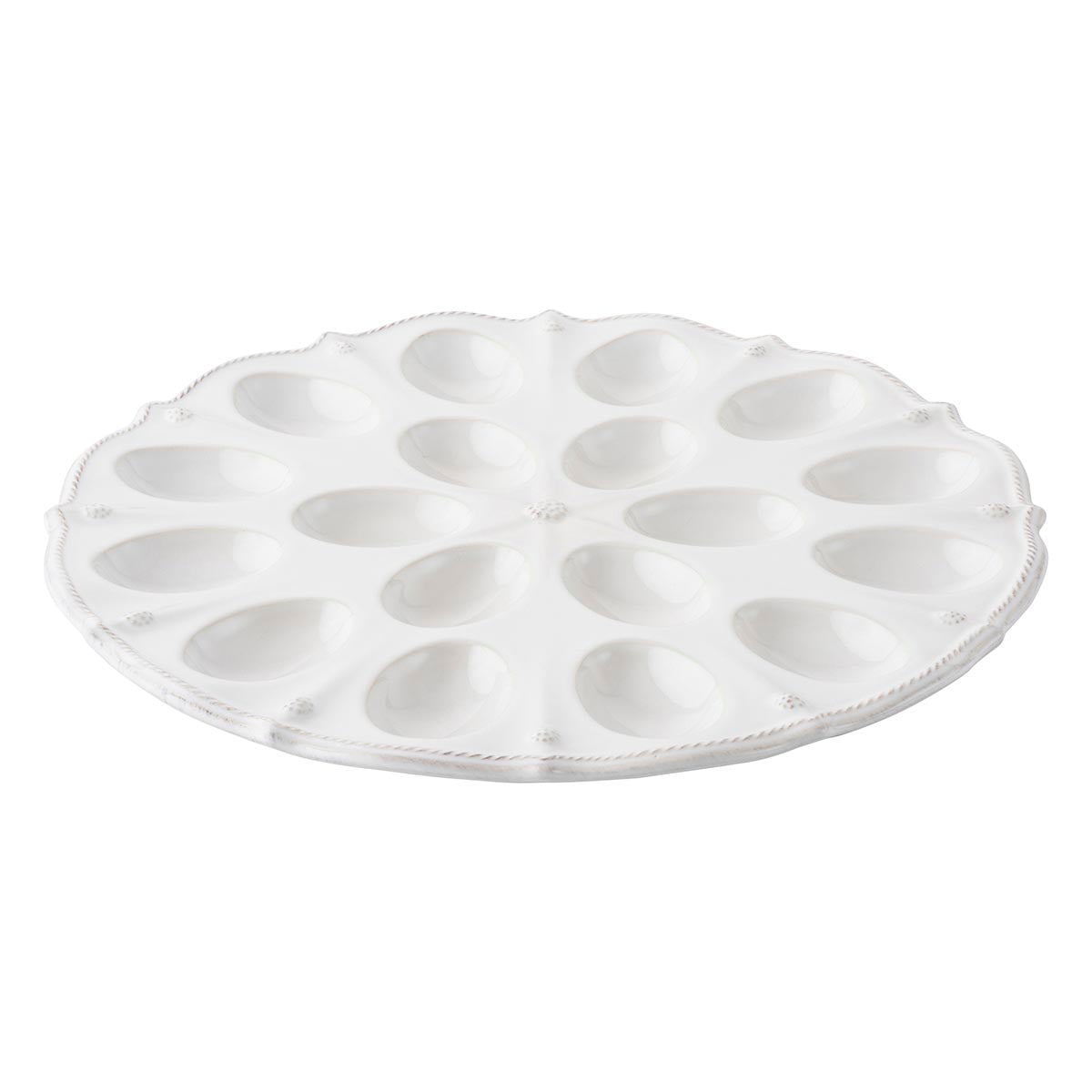 Berry & Thread 13" Deviled Egg Platter - Whitewash
