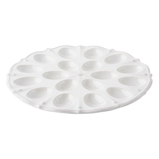 Berry & Thread 13" Deviled Egg Platter - Whitewash