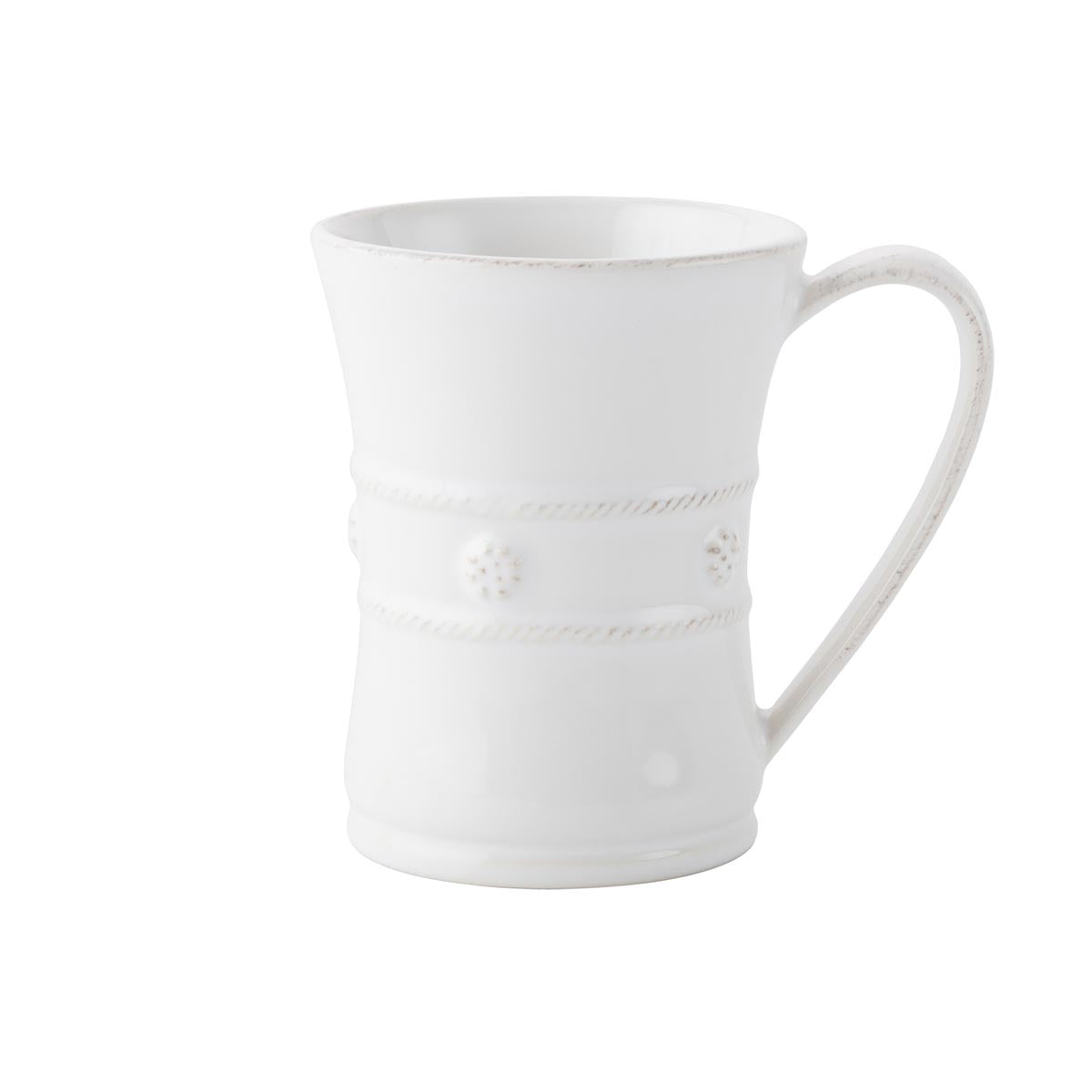 Berry & Thread Flared Mug - Whitewash