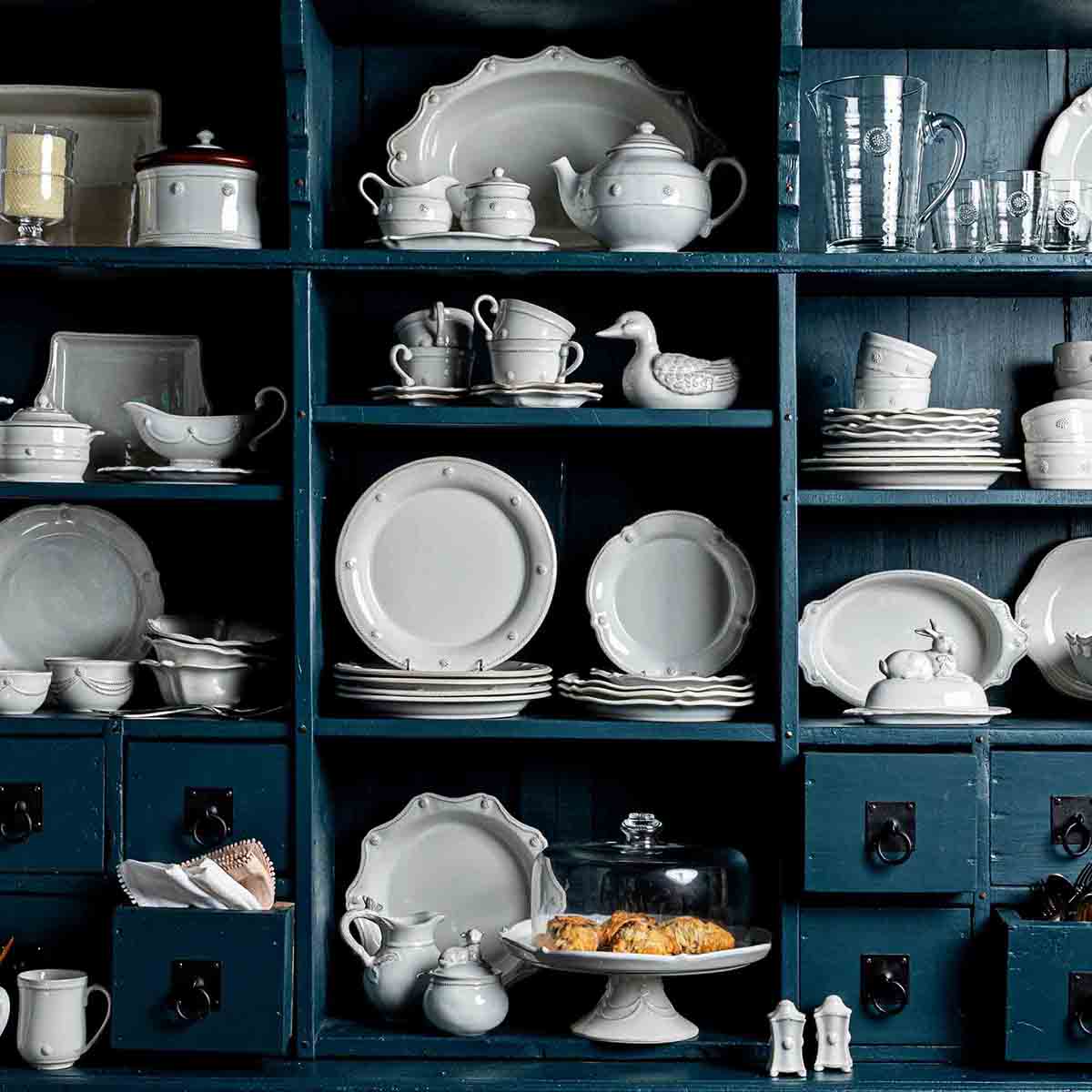 Berry & Thread Flared Mug - Whitewash