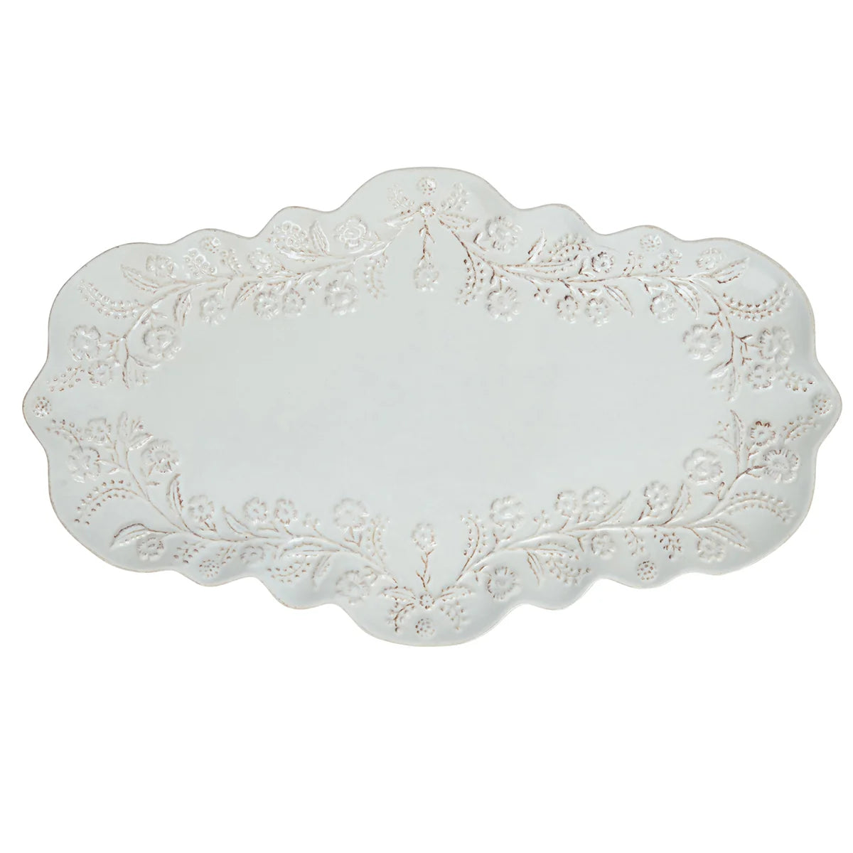 Berry & Thread Thistle 16" Tray | Whitewash