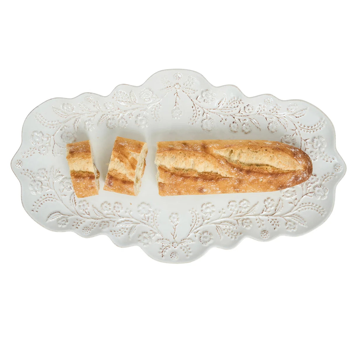 Berry & Thread Thistle 16" Tray | Whitewash