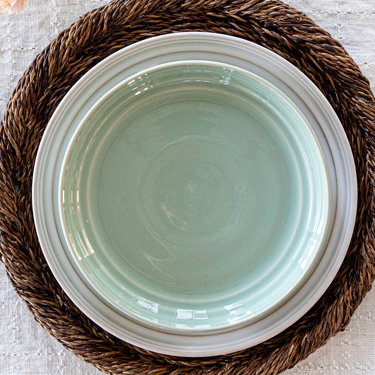 Bilbao Dessert/Salad Plate - Sage