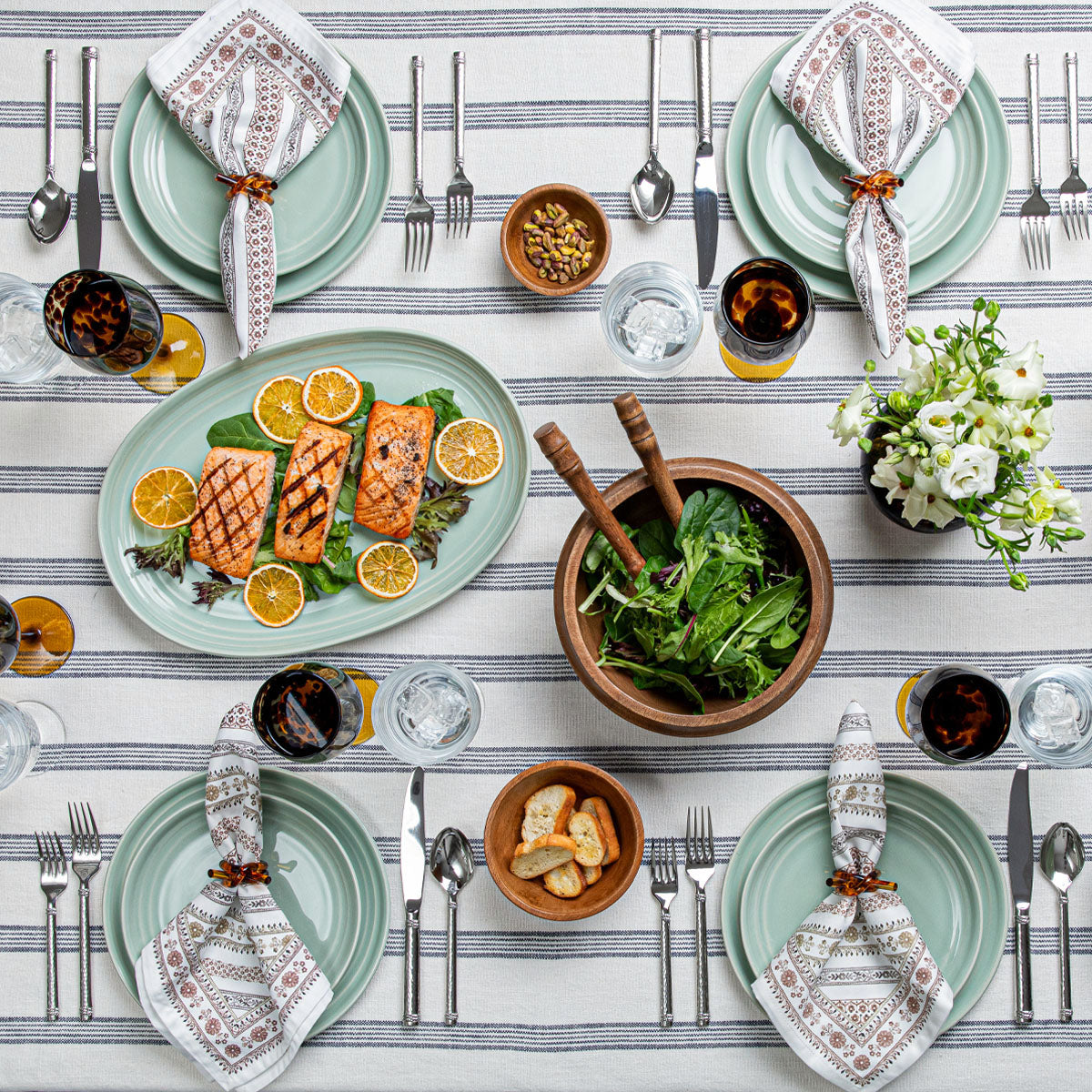 Bilbao Dinner Plate - Sage