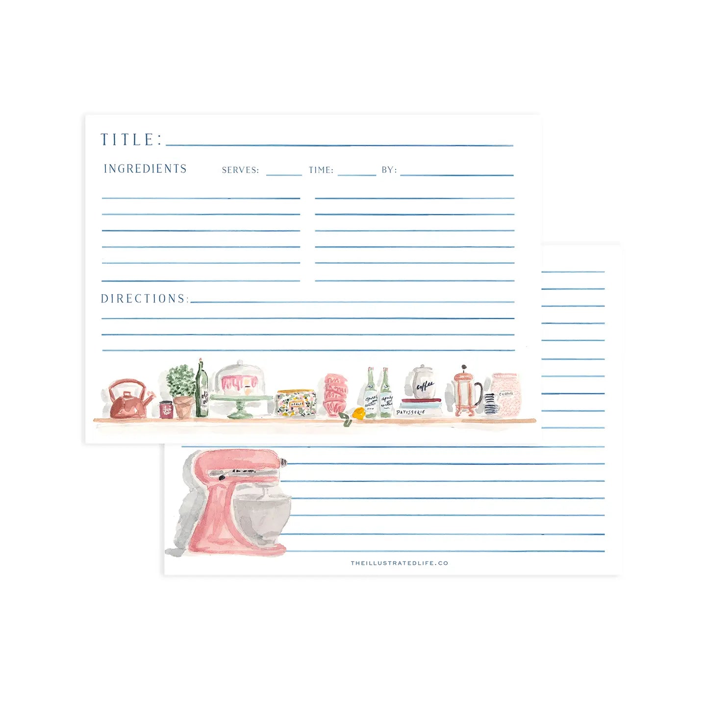 Kitchen Recipe Cards