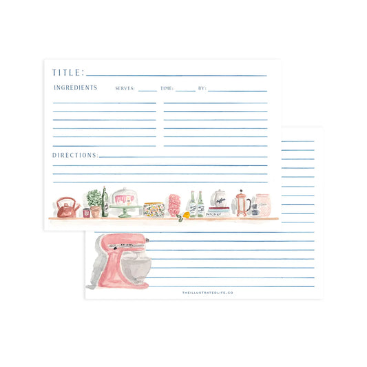 Kitchen Recipe Cards