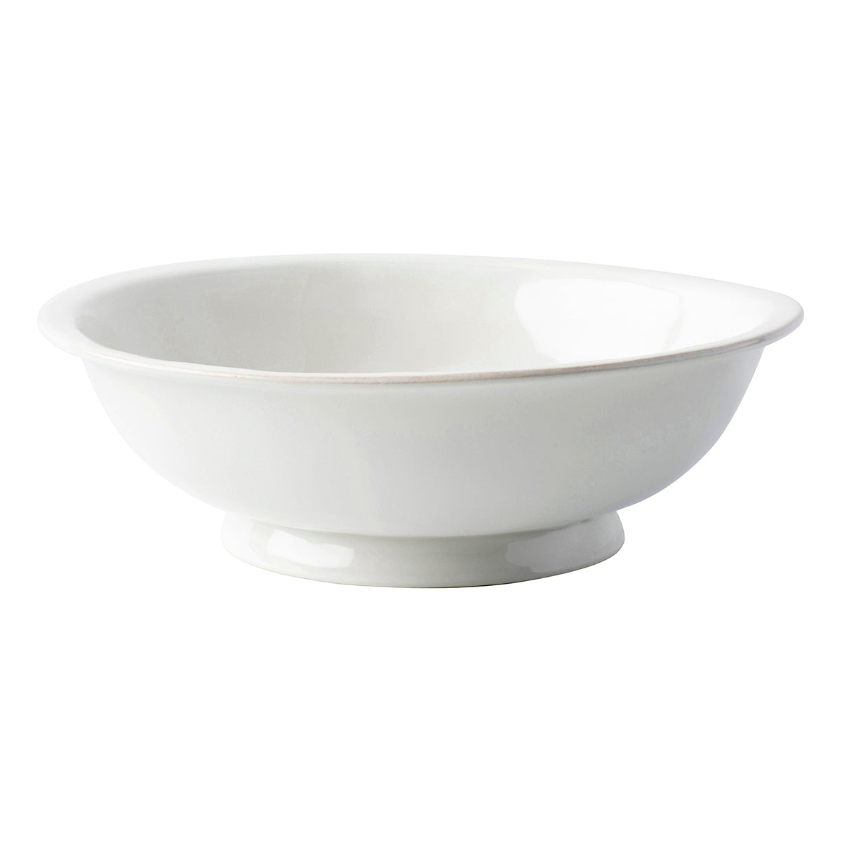 Puro Footed Fruit Bowl - Whitewash