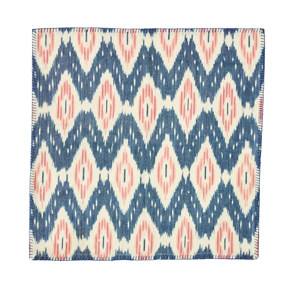 Ikat Napkin Set/4 | Blue/Pink
