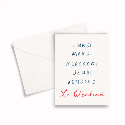 Le Weekend Notecard