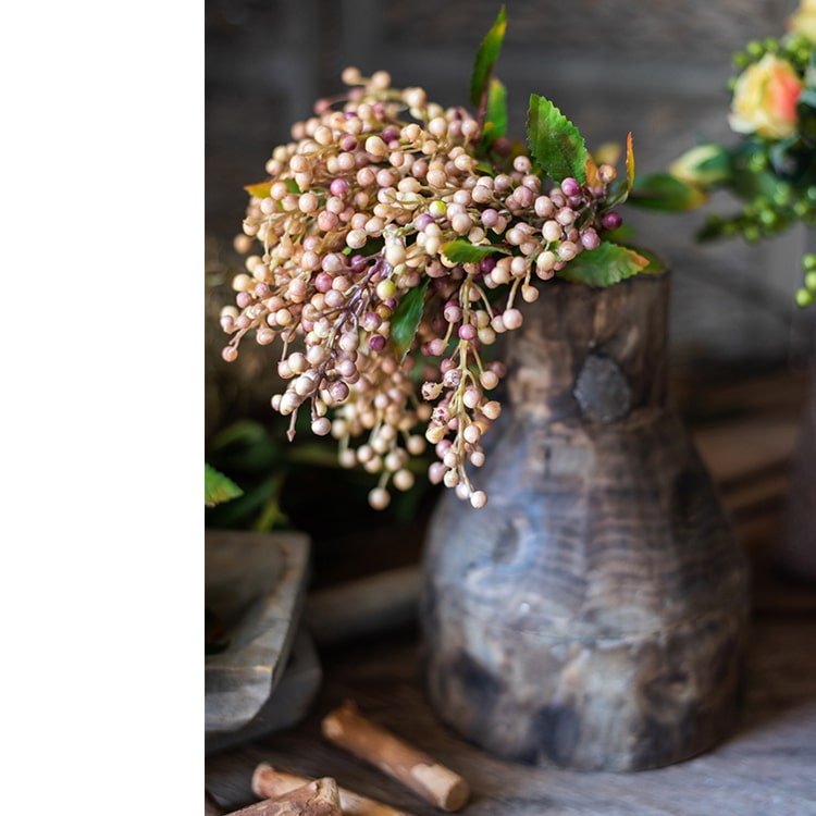 Linden Dilatatum Stem 17" Tall | Beige Pink