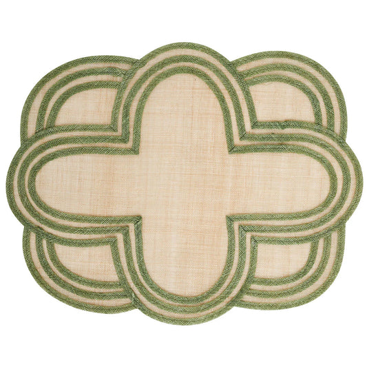 Scallop Stripe Placemat | Seagrass