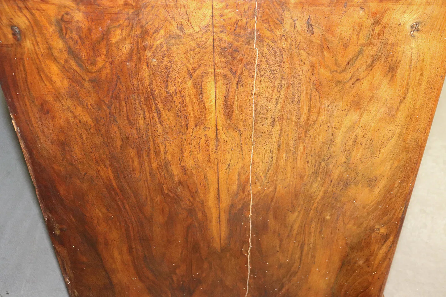 Louis Philippe Style Walnut 4 Drawer Chest - AS IS