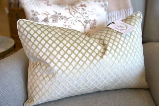 Scalamandre Lattice Pillow