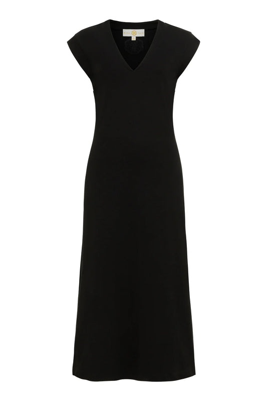 Maize Knit Dress | Black