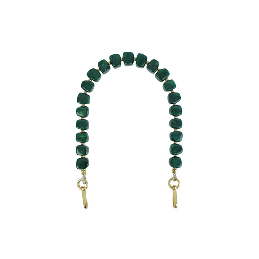 Clutch Strap | Midnight Malachite Cubes