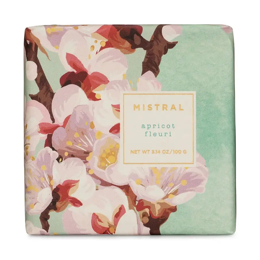 Mistral Apricot Fleuri French Soap