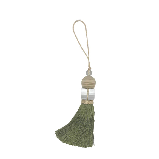 Acrylic Decorative Tassel | Moss