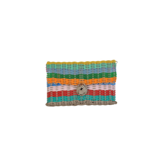 Clutch | Multi-Stripe Bright