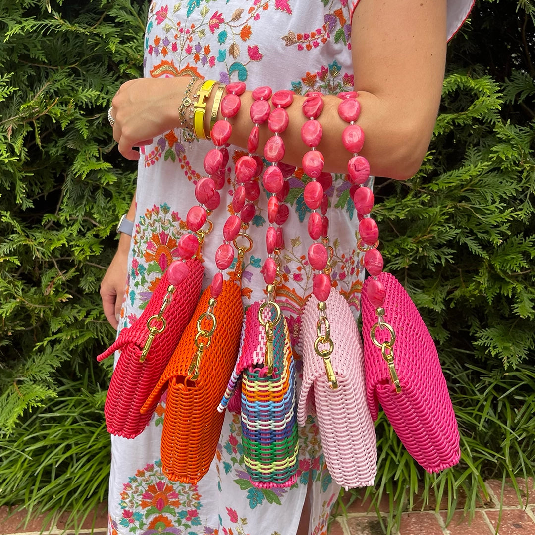 Clutch | Multi-Stripe Bright