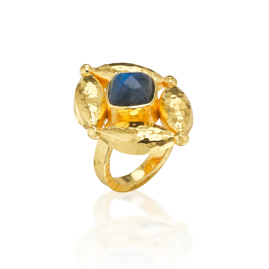 Mystic Eye Ring - Blue Labradorite ZMER17/460 - Size 7