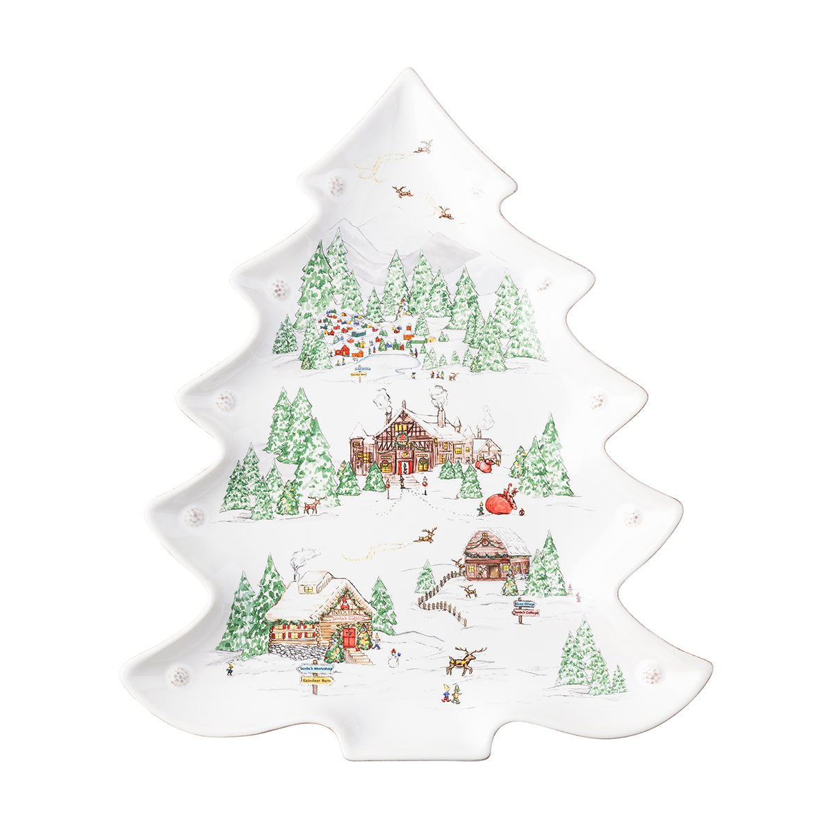 North Pole Tree Platter JN83/88