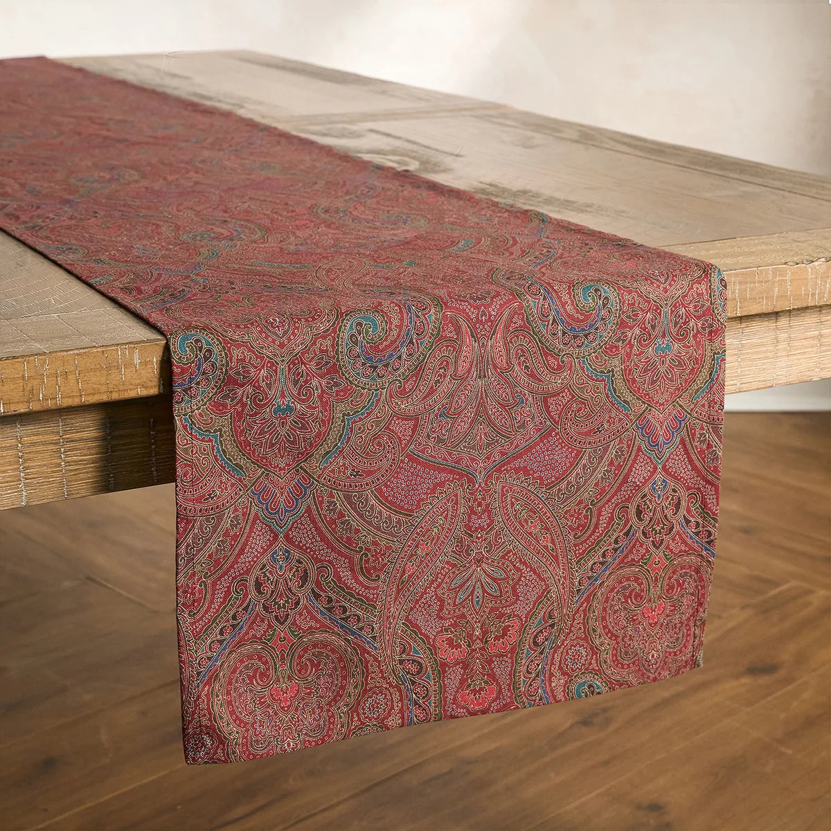 Paisley 18" x 90" Table Runner | Red