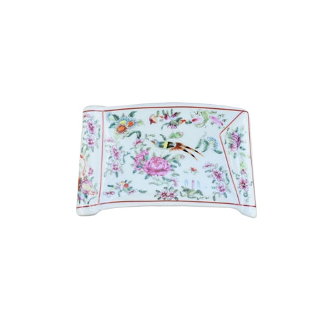 Porcelain Rose Canton Soap Dish