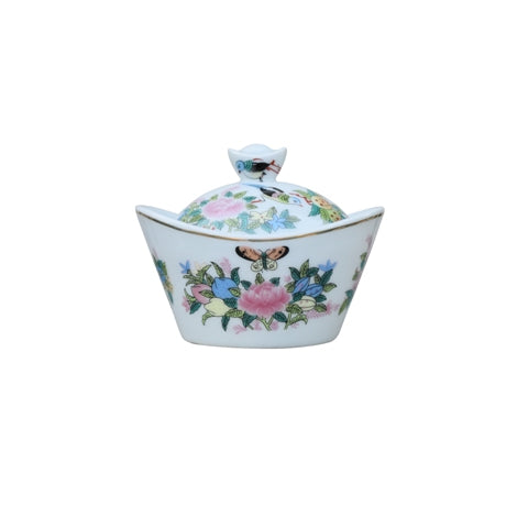 Porcelain Yuanbao Ingot Box