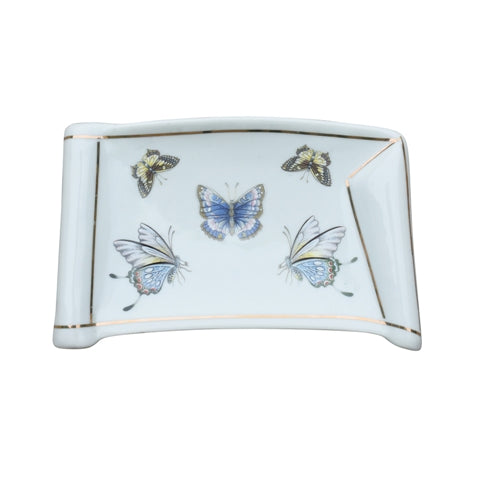 Porcelain Butterfly Soap Dish