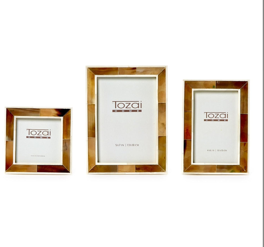Faux Horn Photo Frame 4x4