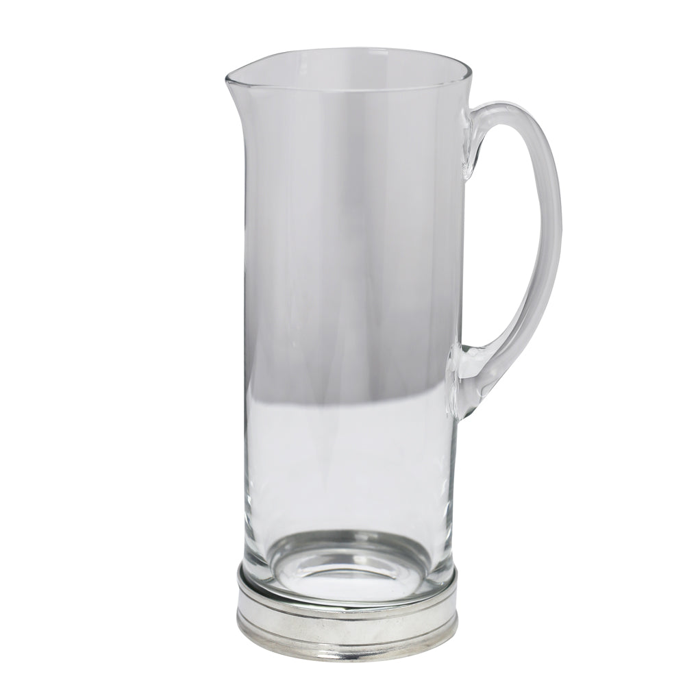 Pewter Base Martini Pitcher
