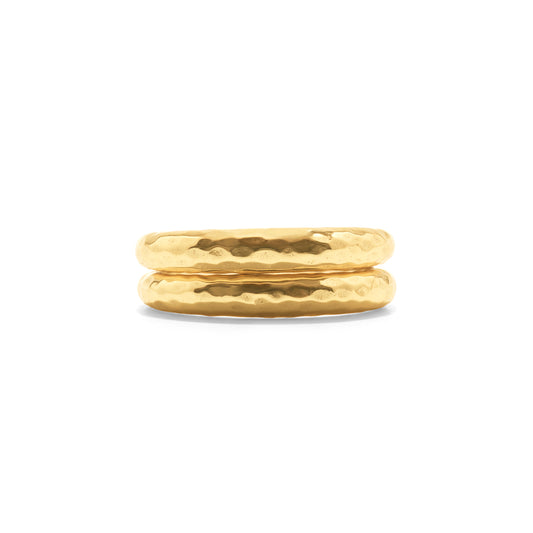 Cleopatra Slice Stacking Ring Set - Gold