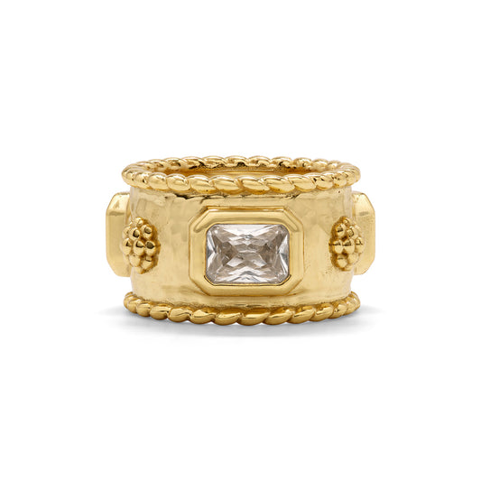 Berry Band - Clear Cubic Zirconia-Size 7