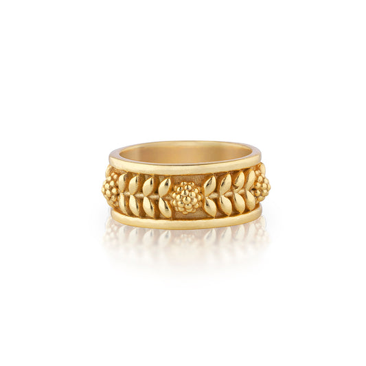 Berry Vine Ring - Gold- Size 7