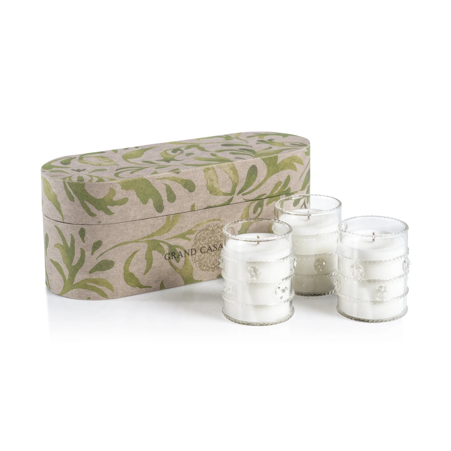 Grand Casablanca Scented Candle Trio | Water Lotus