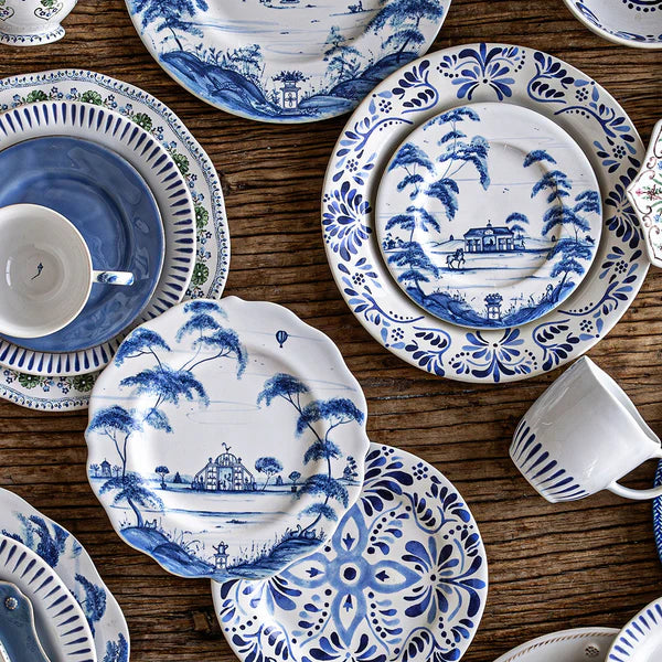 Country Estate Dessert/Salad Plate - Delft Blue