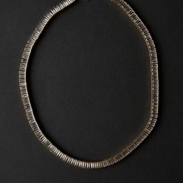 Baquette Tennis Necklace - HART