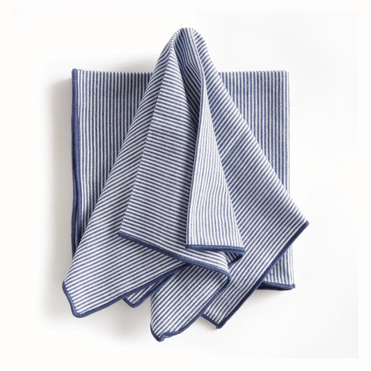 Barclay Butera Vista Dinner Napkins | Navy Blue